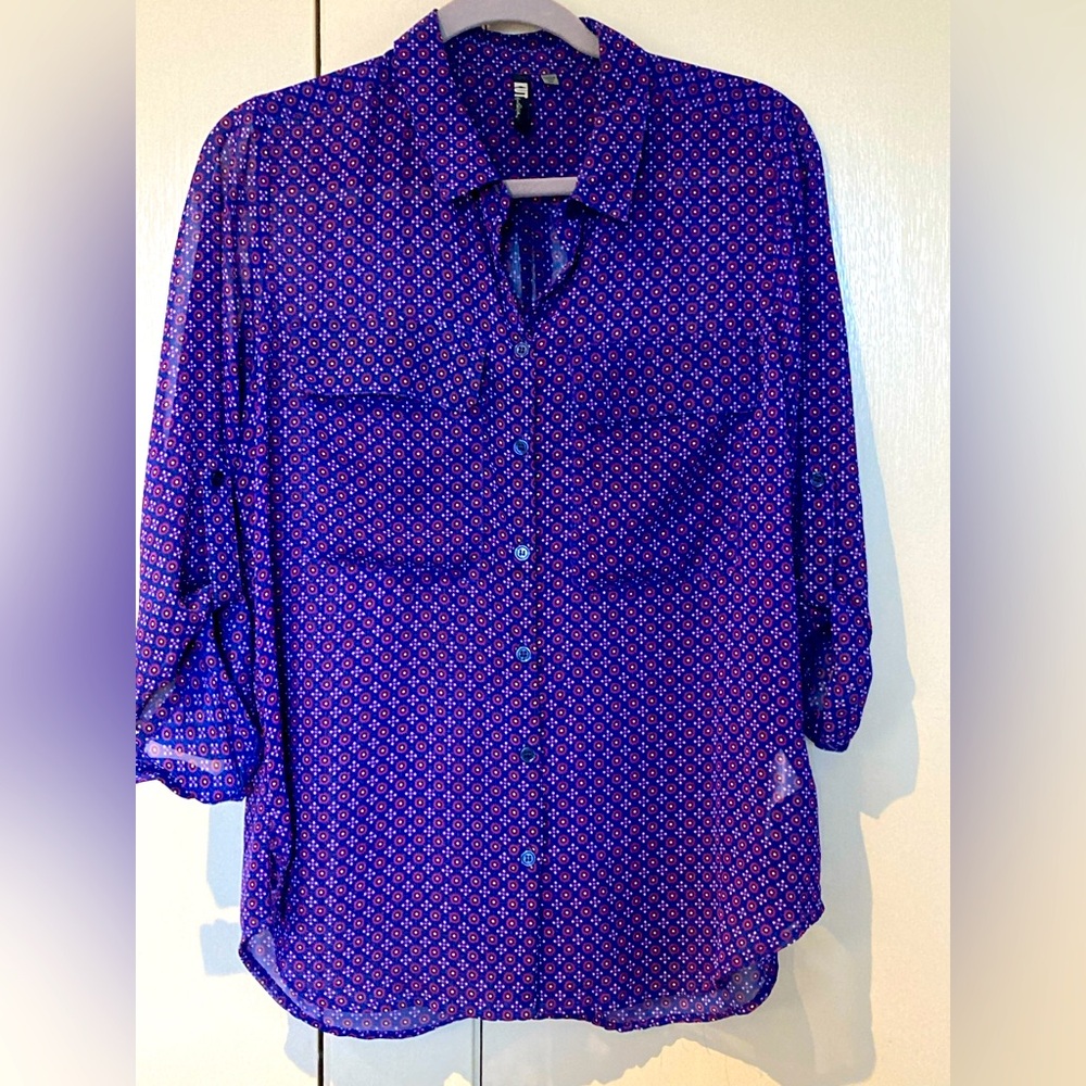 Kut from the Kloth Button Down Blouse